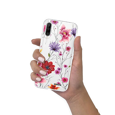 Evetane Coque Huawei P30 360 intégrale transparente Motif Fleurs Multicolores Tendance pas cher