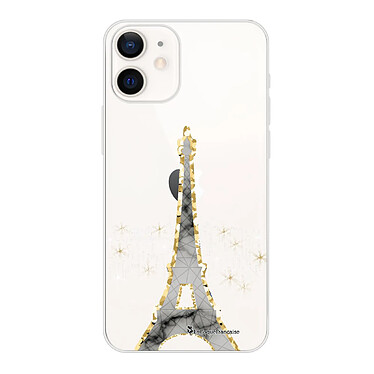 LaCoqueFrançaise Coque iPhone 12 mini 360 intégrale transparente Motif Illumination de paris Tendance