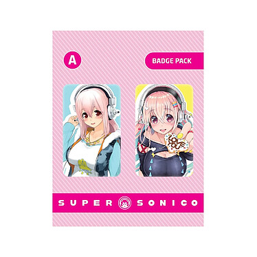 Super Sonico - Pack 2 pin's Set A