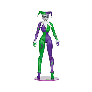 DC Multiverse - Figurine Harley Quinn (DC Classic) Jokerized (Gold Label) 18 cm pas cher