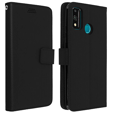 Avizar Housse Honor 9X Lite Étui Folio Porte-carte Fonction Support Vidéo noir