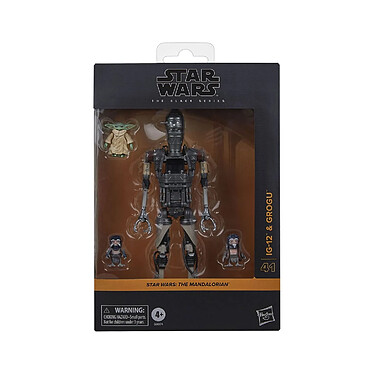 Avis Star Wars : The Mandalorian Black Series - Pack 2 figurines IG-12 & Grogu 15 cm