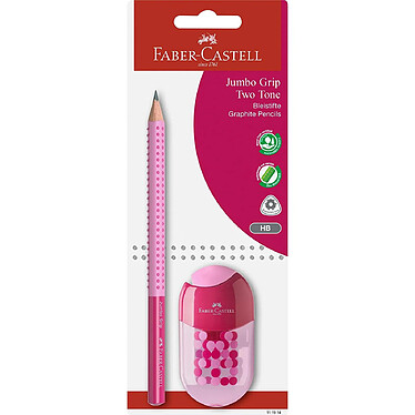 Avis FABER-CASTELL Kit d'écriture Jumbo GRIP TWO TONE