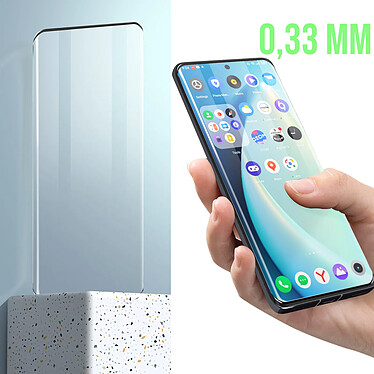 Avizar Verre Trempé pour Xiaomi 13 Pro Dureté 9H Bords Incruvés  contour noir pas cher