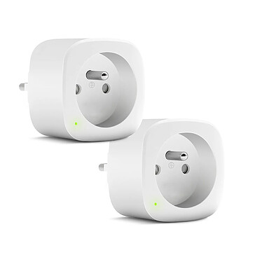 METRONIC - Prise intelligente connectée Wi-Fi 16A (pack de 2)