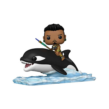 Black Panther: Wakanda Forever - Figurine POP! Rides Super Deluxe Namor with Orca 15 cm