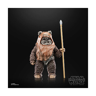 Star Wars Episode VI 40th Anniversary Black Series - Figurine Wicket 15 cm pas cher