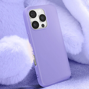 Avis Avizar Coque pour iPhone 16 Pro Max Semi-rigide Soft-touch Anti-traces Violet