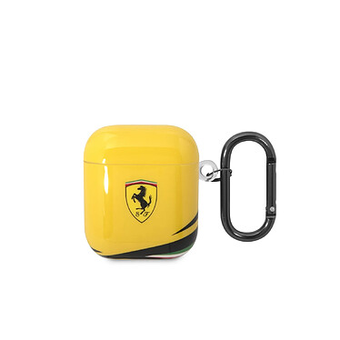 Ferrari Coque pour Airpods 1 et 2 Anti-choc en Silicone Jaune