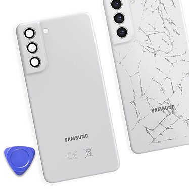 Acheter Clappio Vitre arrière de remplacement pour Samsung Galaxy S21 FE Blanc