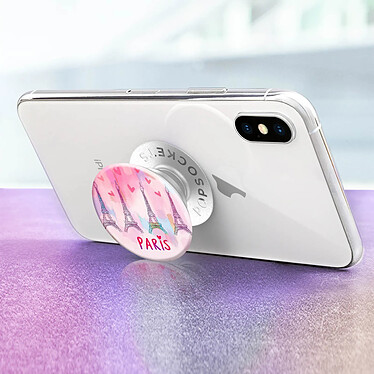 Acheter Popsockets PopGrip pour Téléphone Maintien Support Vidéo Design Love Paris