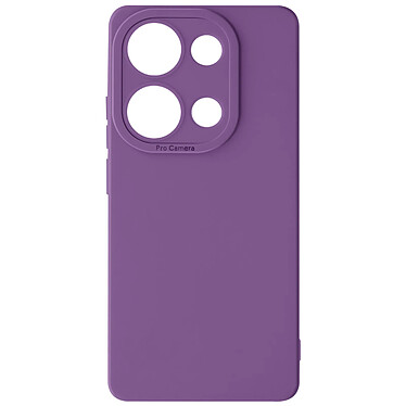 Avizar Coque pour Xiaomi Redmi Note 13 Pro 4G Silicone Mat Protection Caméra Violet Foncé