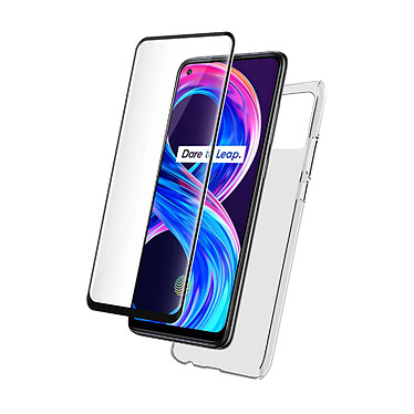 BigBen Connected Pack Accessoires 2 en 1 pour Realme 8 Pro 4G Transparent