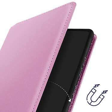 Avis Avizar Étui pour Samsung Galaxy S24 Ultra Double Poche Fonction Support Rose Poudré