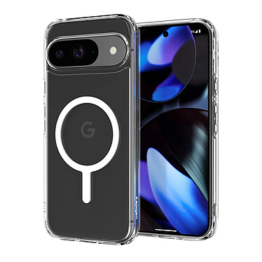 Spigen SGP Coque MagSafe pour Google Pixel 9 et 9 Pro Antichoc avec Air Cushion Transparent