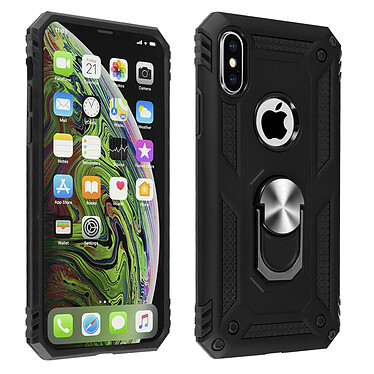 Avizar Coque Noir Bague de maintien pour Apple iPhone XS Max