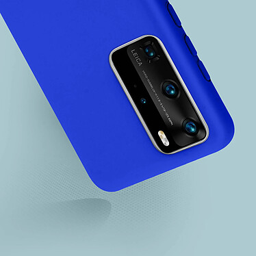 Avis Avizar Coque Huawei P40 Pro Semi-rigide Mat Finition Soft Touch Compatible Qi Bleu