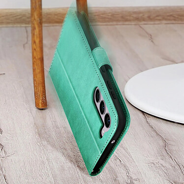 Avizar Étui Mandala Fleur pour Galaxy S23 Plus Portefeuille Support Vidéo  Vert pas cher