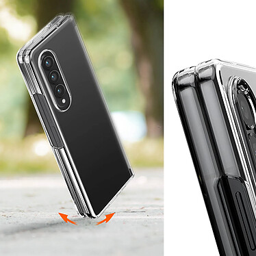 Avis Avizar Coque pour Galaxy Z Fold 4 Dos Rigide Coins Bumper Cadre Écran Externe  Transparent