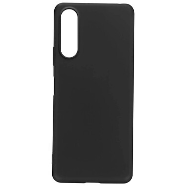 Avizar Coque pour Sony Xperia 10 IV Résistante Silicone Gel Flexible Fine Légère  Noir