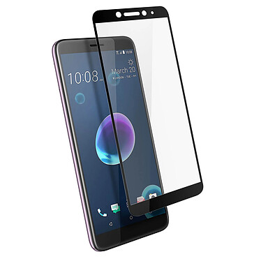 Avizar Film HTC Desire 12 Protège écran Verre trempé 9H Bords biseautés Transparent