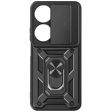 Avizar Coque pour Honor 90 Smart Bague Support Cache caméra coulissant Noir