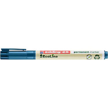 EDDING Marqueur Permanent 25 Ecoline Bleu Pointe Fine 1 mm x 10 pas cher