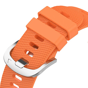 Avis Avizar Bracelet pour Honor Magic Watch 2 46mm Silicone Texturé Orange