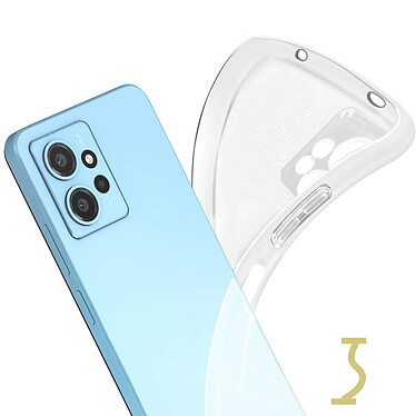 Avizar Coque pour Xiaomi Redmi Note 12 4G flexible fine et légère  Transparent pas cher