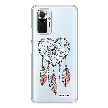 Evetane Coque Xiaomi Redmi Note 10 Pro 360 intégrale transparente Motif Attrape coeur Tendance