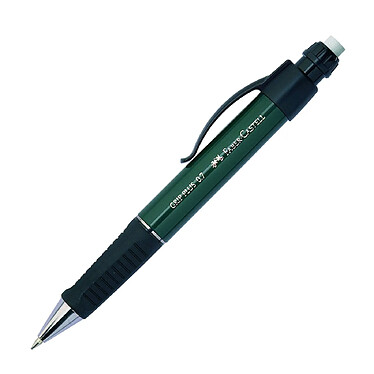 FABER-CASTELL Porte-mine GRIP PLUS 1307 Diam 0,7 mm Vert métal x 5