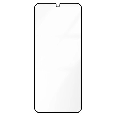 Avizar Verre Trempé pour Samsung Galaxy A15 Adhésion Totale Noir Transparent