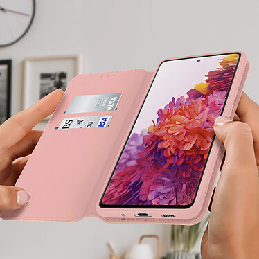 Avis Avizar Housse Samsung Galaxy S20 FE Folio Portefeuille Fonction Support Rose gold