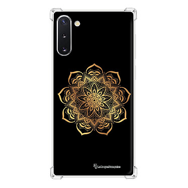 LaCoqueFrançaise Coque Samsung Galaxy Note 10 anti-choc souple angles renforcés transparente Motif Mandala Or