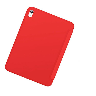 Evetane Étui Smart Cover iPad 109 Pouces 10eme Generation (2022) Rouge à Rabat avec Support pas cher