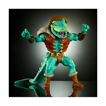 Les Maîtres de l'Univers MOTU x TMNT: Turtles of Grayskull - Figurine Deluxe Leatherhead 14 cm pas cher