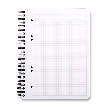 Avis RHODIA Cahier à spirale 'Note Book', A5, quadrillé 5x5, noir