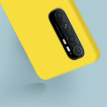 Avis Avizar Coque Xiaomi Mi Note 10 Lite Silicone Semi-rigide Finition Soft Touch Jaune