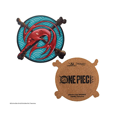 One Piece - Pack 4 sous-verres Characters 1 pas cher