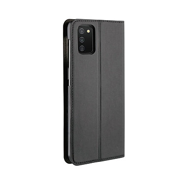 Muvit Étui de Protection pour Samsung Galaxy A02S Folio Stand Recycletek Noir