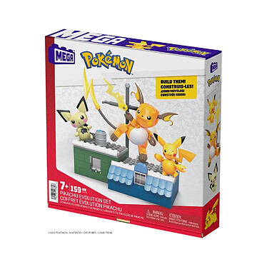 Pokémon - Jeu de construction MEGA Coffret Évolution Pikachu pas cher