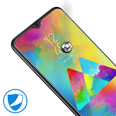 Avizar Film Samsung Galaxy M20 Protection Écran Verre trempé 9H Antichoc Transparent pas cher