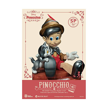 Disney - Statuette Master Craft Pinocchio Wooden Ver. Special Edition 27 cm pas cher