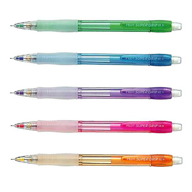 PILOT Lot de 12 Porte-mines Super Grip Neon H-185N Assortis