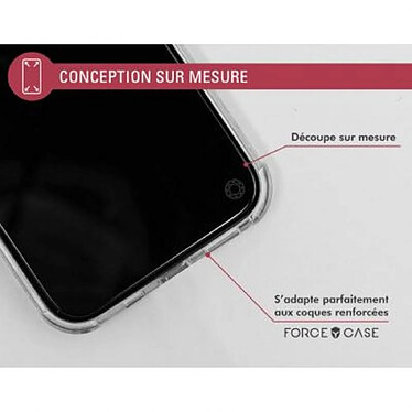 Avis Force Glass Protection d'Écran pour Galaxy A15 4G / 5G en Verre Trempé 2.5D 9H+ Oléophobe Noir transparent