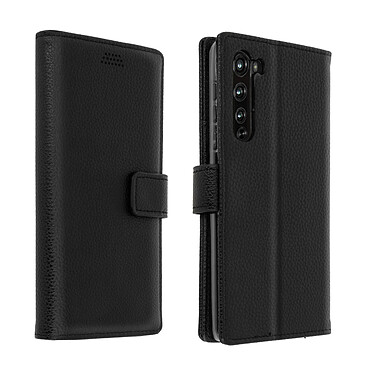 Avizar Housse Motorola Edge Porte-carte Fonction Support Vidéo Dragonne noir