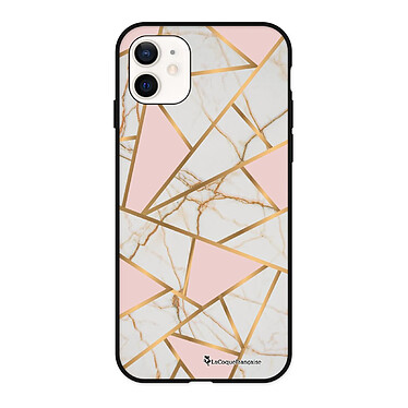 LaCoqueFrançaise Coque iPhone 12 Mini Silicone Liquide Douce Marbre Rose