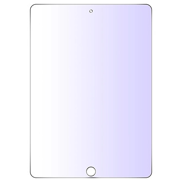 Avizar Vitre iPad 5 / iPad 6 / iPad Air Anti-lumière Bleue biseautés transparent