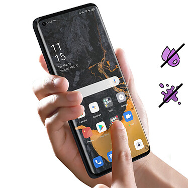 Avis Force Glass Verre Trempé pour Oppo Find X3 Pro Dureté 9H+ Incurvé Garantie à vie  Noir