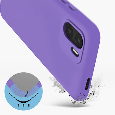 Avis Avizar Coque pour Xiaomi Redmi A1 et A2 Silicone Semi-rigide Finition Soft-touch Fine  violet